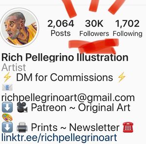 Image post by @richpellegrinoart on Instagram