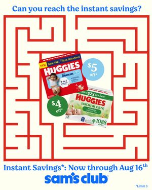 Image post by @huggies on Instagram