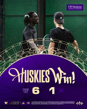 Image post by @uw_mtennis on Instagram