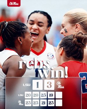 Image post by @OleMissVB on Twitter