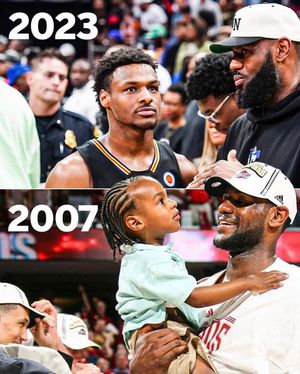 Image post by @not__bronny on Instagram