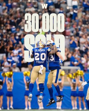 Image post by @wpgbluebomberscfl on Instagram