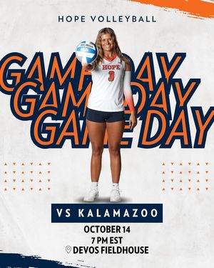 Image post by @hopecollegevolleyball on Facebook