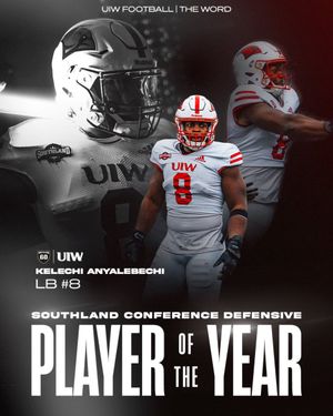 Image post by @UIWFootball on Twitter