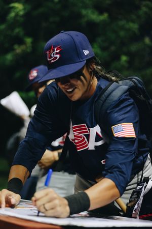Image post by @USABaseballWNT on Twitter
