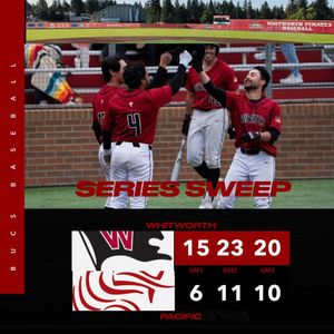 Image post by @whitworthbaseball on Instagram