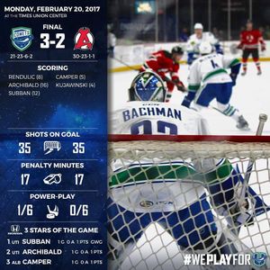 Image post by @uticacomets on Instagram