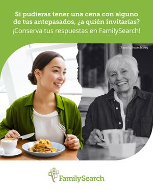 Image post by @familysearchesp on Instagram