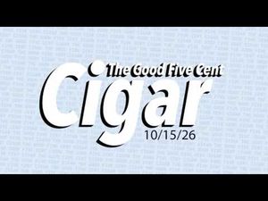 Video post by @goodfivecentcigar on YouTube