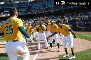 Image post by @athletics on Instagram
