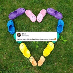 Text post by @Crocs on Twitter/X