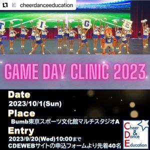 Image post by @cheer_japan on Instagram