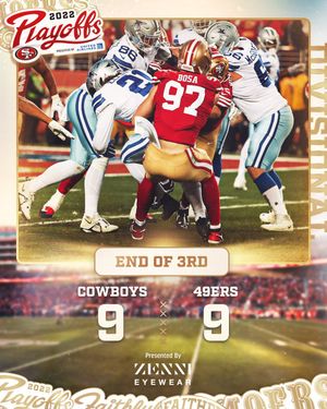 Image post by @49ers on Twitter