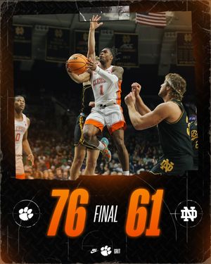 Image post by @clemsonmbb on Instagram
