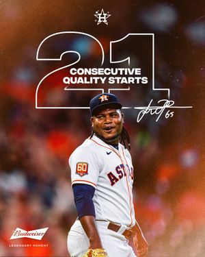 Image post by @astros on Twitter
