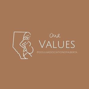 Image post by @doulaassociationofalberta on Facebook