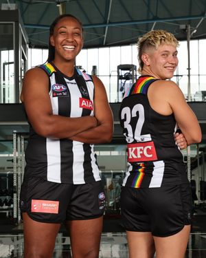 Image post by @CollingwoodAFLW on Twitter/X