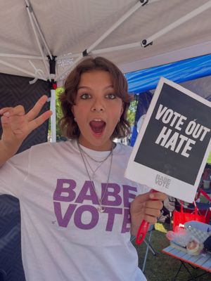 Image post by @babevote on Instagram