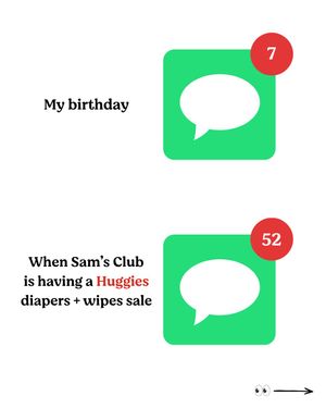 Image post by @huggies on Instagram