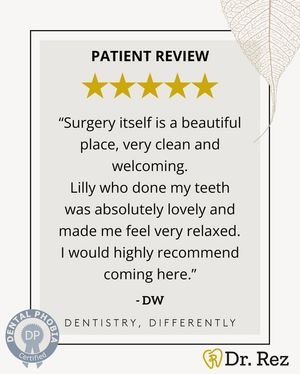 Image post by @drrezdental on Facebook