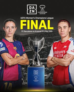 Image post by @DAZNWFootball on Twitter