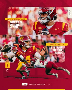 Image post by @uscfb on Instagram