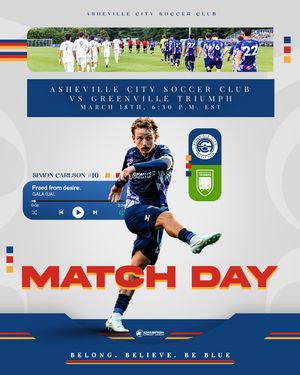 Image post by @ashevillecitysc on Instagram
