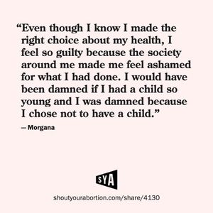 Image post by @shoutyourabortion on Instagram