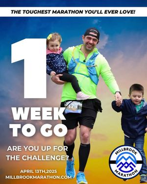 Image post by @millbrookmarathon on Facebook