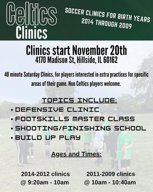 Image post by @TheCelticsSoccerClub on Facebook