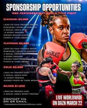 Image post by @tiarabrownboxing on Instagram