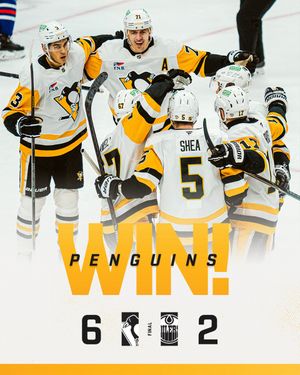 Image post by @penguins on Twitter