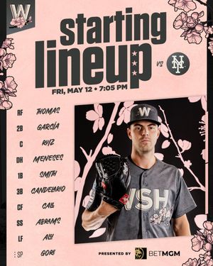Image post by @Nationals on Twitter