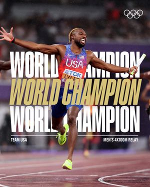 Image post by @Olympics on Twitter