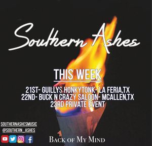 Image post by @SouthernAshesMusic on Facebook