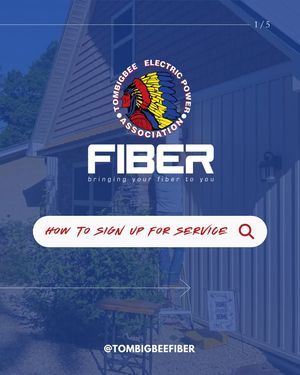 Image post by @TombigbeeFiber on Facebook