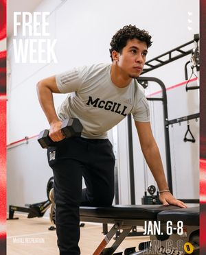 Image post by @mcgillrecreation on Instagram