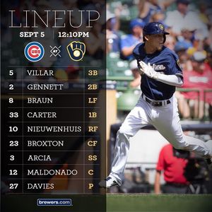Image post by @brewers on Instagram