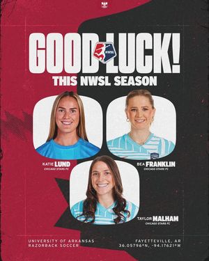 Image post by @Arkansas Razorback Soccer on Facebook