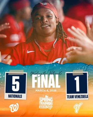 Image post by @nationals on Instagram