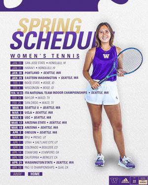 Image post by @uw_wtennis on Instagram