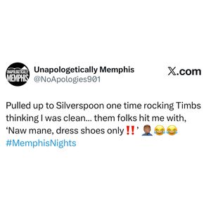 Image post by @unapologeticallymemphis on Instagram