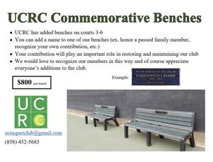 Image post by @UCRacquetClub on Facebook