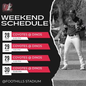 Image post by @ocyotesbaseball on Instagram