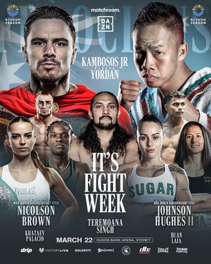 Image post by @MatchroomBoxing on Twitter