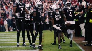 Video post by @GamecockFootball on Facebook