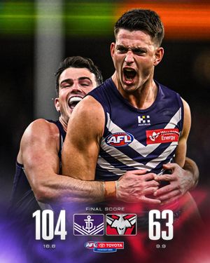 Image post by @AFL on Twitter/X