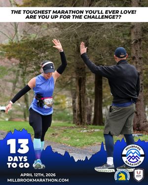 Image post by @millbrookmarathon on Facebook