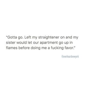 Image post by @overheardnewyork on Instagram