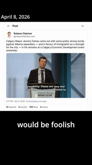Video post by @CMcalgary on Facebook